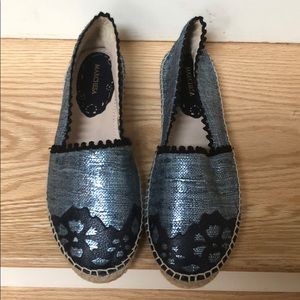 New Marchesa shoes, espadrilles.